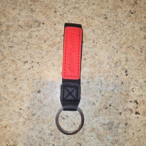 Advance Bravely Black and Red Nylon Key Chain